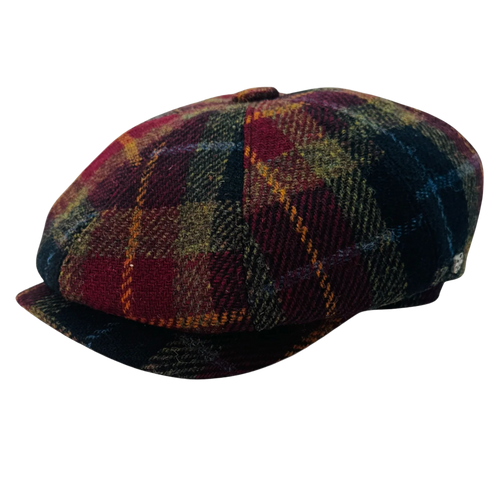 Harris Tweed Wool Newsboy Cap