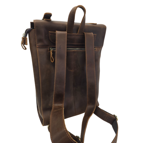 Leather Cowhide Backpack