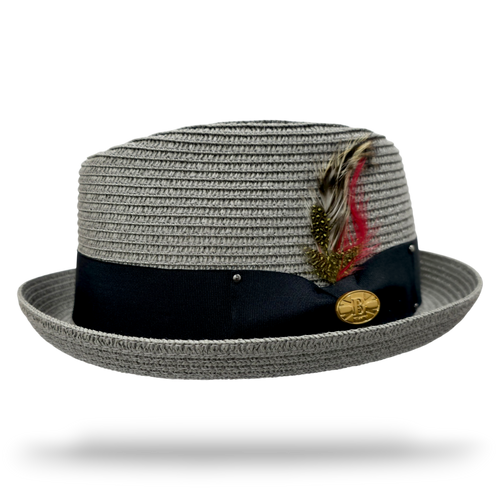 Bullantic Paper Straw Diamond Crown Hat