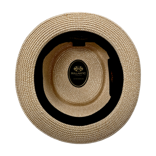 Paper Straw Pork Pie Hat - Natural