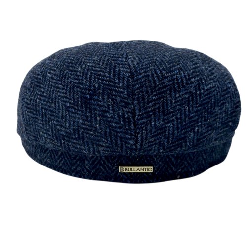 Harris Herringbone Wool Flat Cap