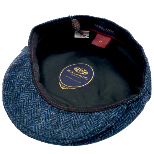 Harris Tweed Herringbone Wool Flat Cap