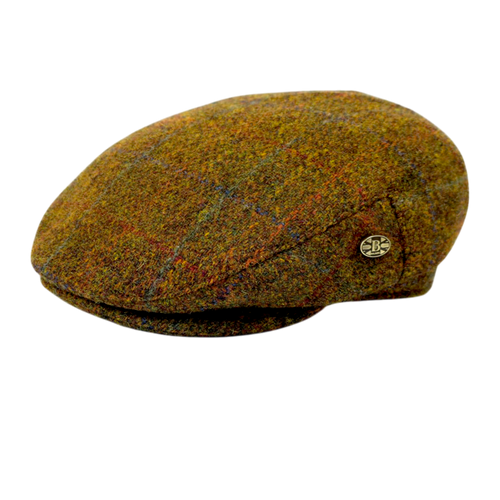 Harris Tweed Wool Flat Cap