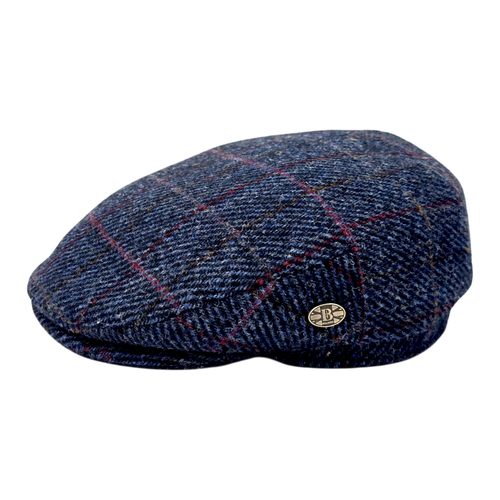 Harris Tweed Wool Flat Cap