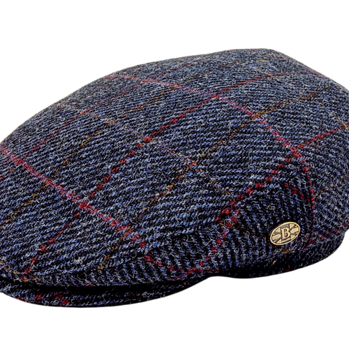 Harris Tweed Wool Flat Cap