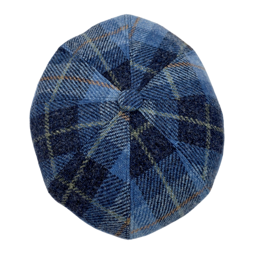 Harris Tweed Wool Newsboy Cap