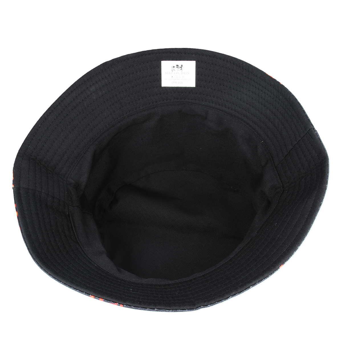 Maz Reversible Zebra Pattern Fisherman Bucket Hat