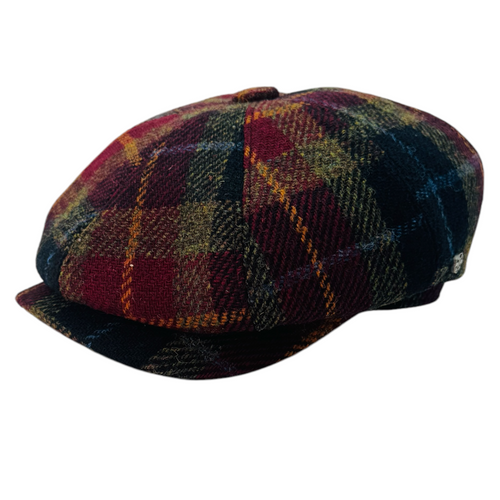 Harris Tweed Wool Newsboy Cap