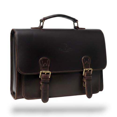 Bullantic Artisan Satchel — Men's Vintage Crazy Horse Leather Briefcase