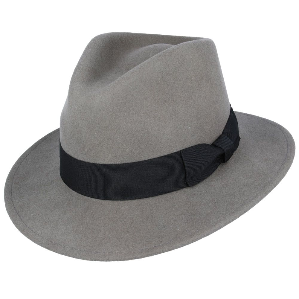 Bullantic Wool Felt Crushable Fedora Hat