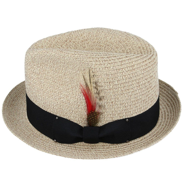 Bullantic Summer Straw C-Crown Fedora Hat