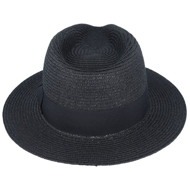 Summer Paper Straw Fedora Hat