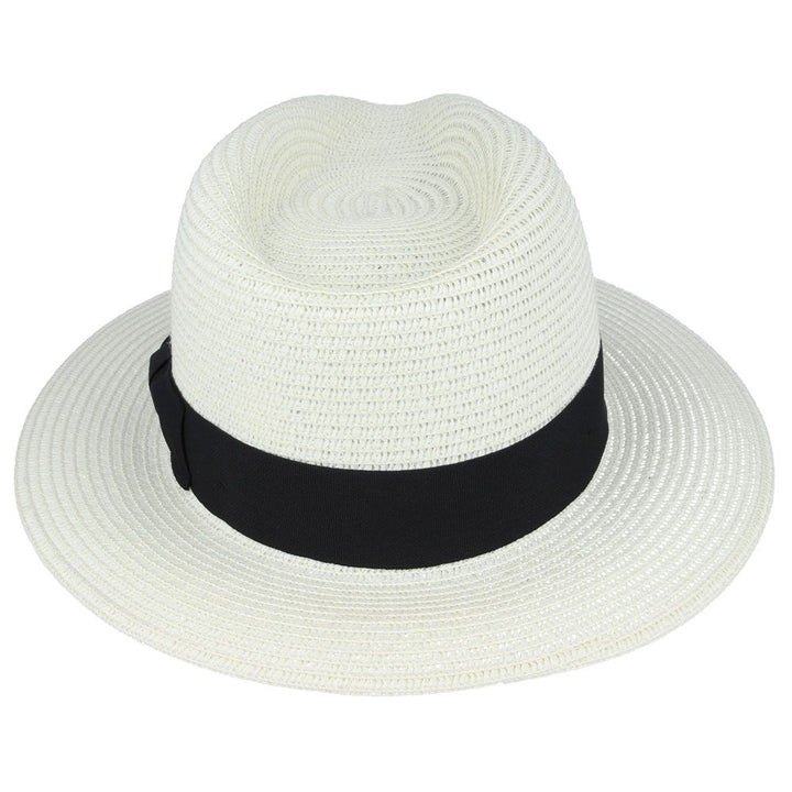 Summer Paper Straw Fedora Hat