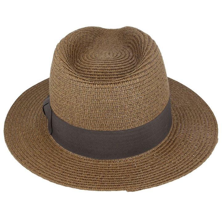 Summer Paper Straw Fedora Hat