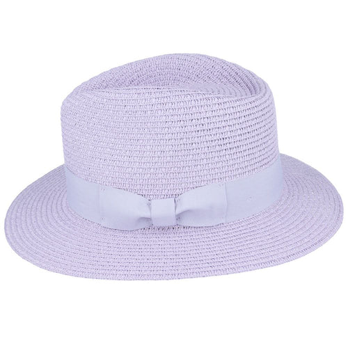 Summer Paper Straw Fedora Hat