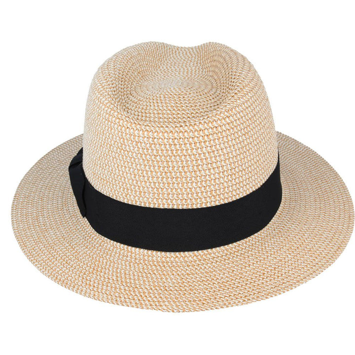 Summer Paper Straw Fedora Hat