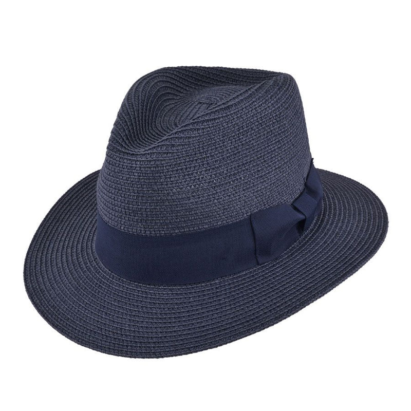Summer Paper Straw Fedora Hat