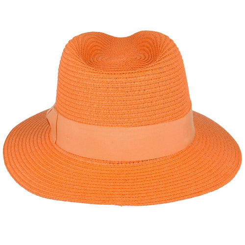 Bullantic Summer Paper Straw Fedora Hat
