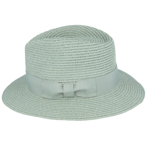 Bullantic Summer Paper Straw Fedora Hat